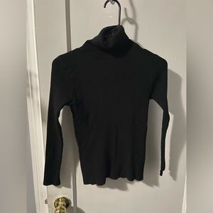 Large black turtle neck